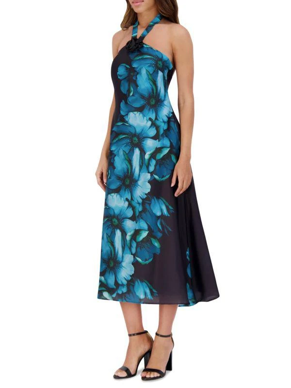 Siena Floral A-Line Midi-Dress 3