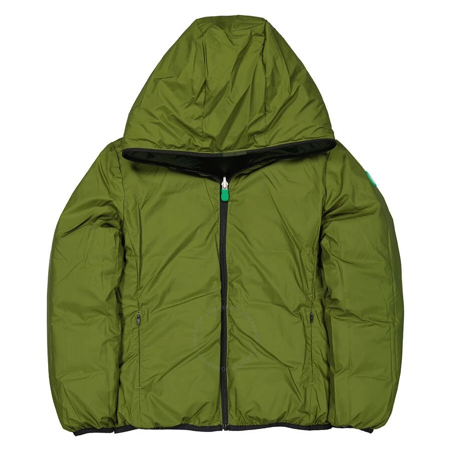 Save The Duck Kids Pine Green Tom Reversible Hooded Jacket 3