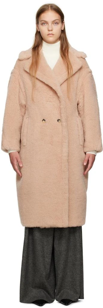 Max Mara Pink Teddy Bear Icon Coat 1