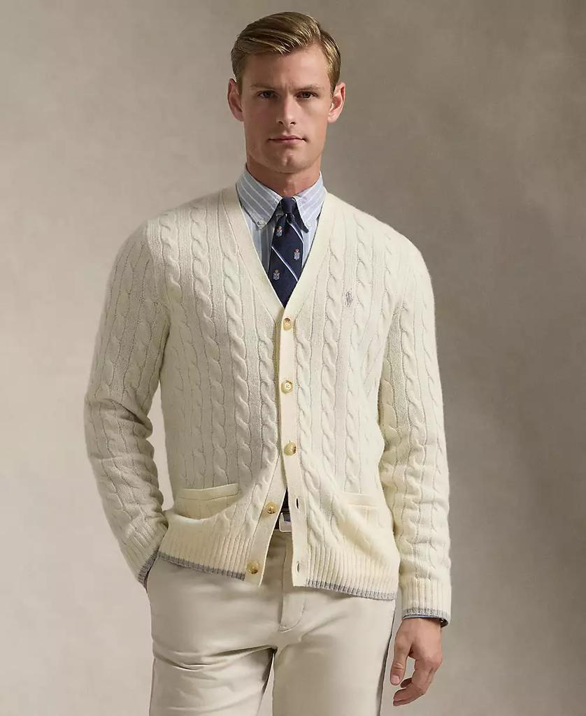 Ralph Lauren Men
s Cable-Knit Wool-Cashmere Cardigan