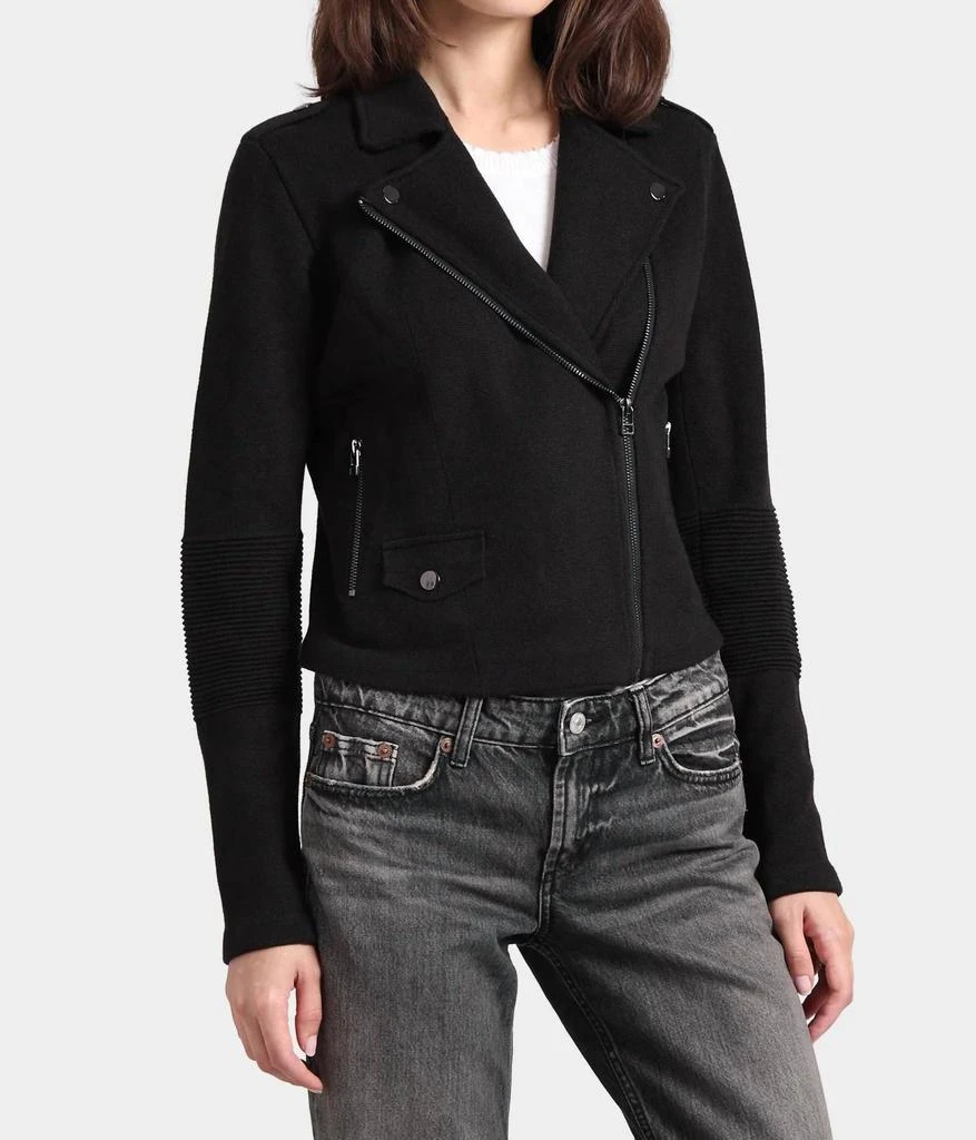 Minnie Rose Minnie Rose - Cotton Blend Moto Jacket 2