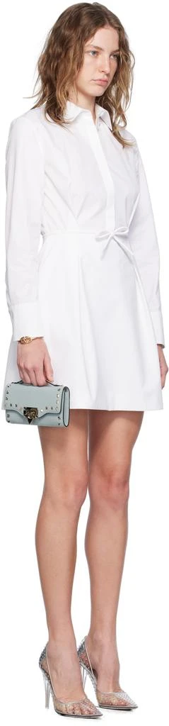 Valentino White Compact Minidress 2