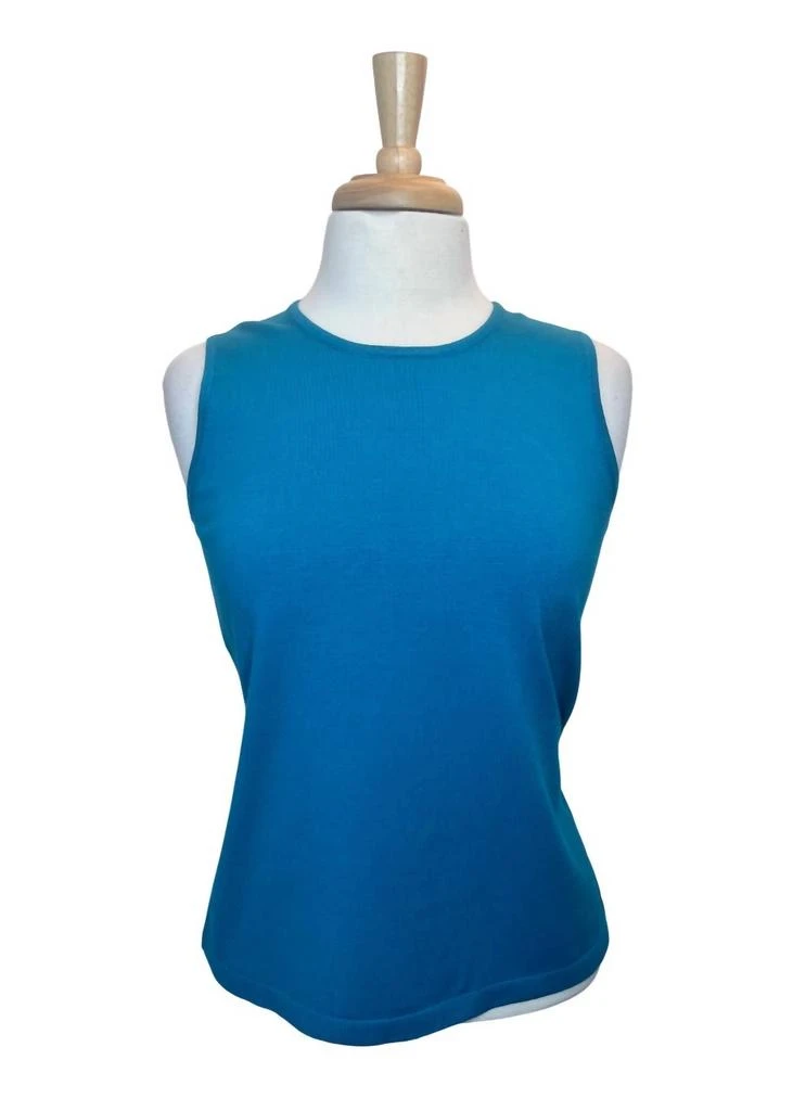 J'Envie/Eli Women's Sleeveless Shell Top In Peacock 1