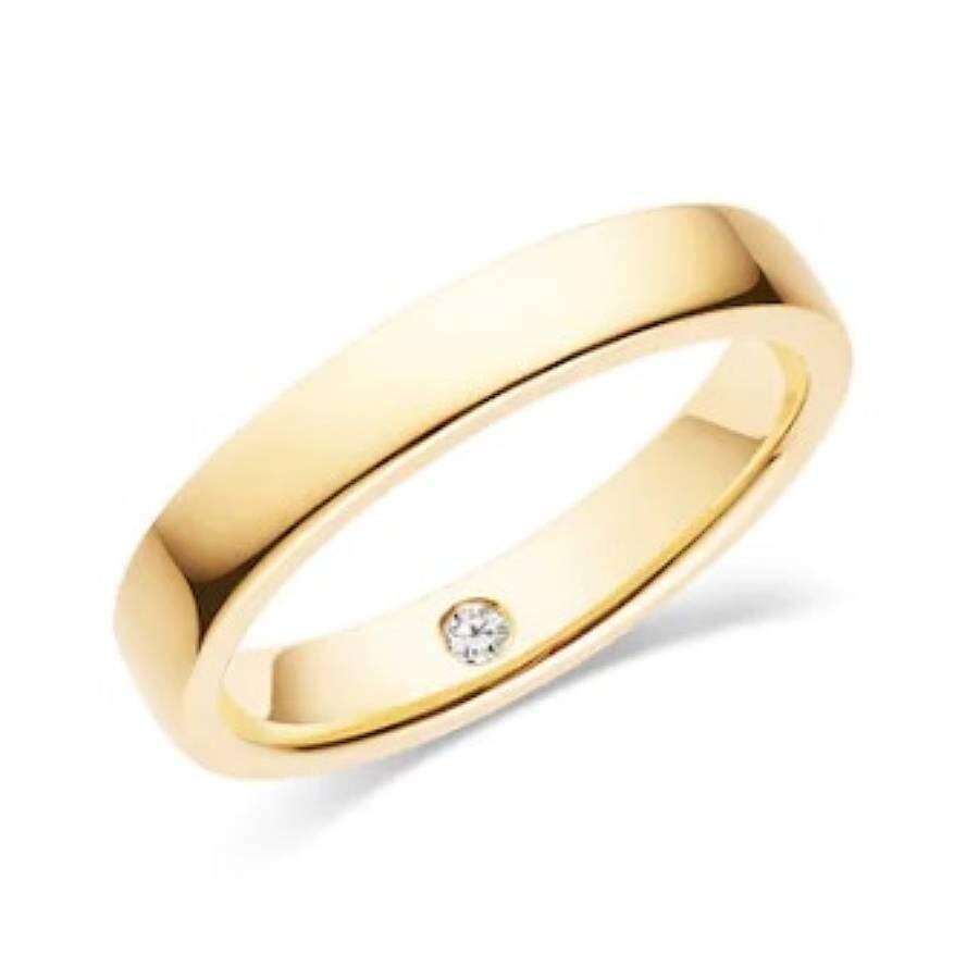 Chaumet 18k Yellow Gold Les Eternelles De Chaumet Rubans Wedding Band
