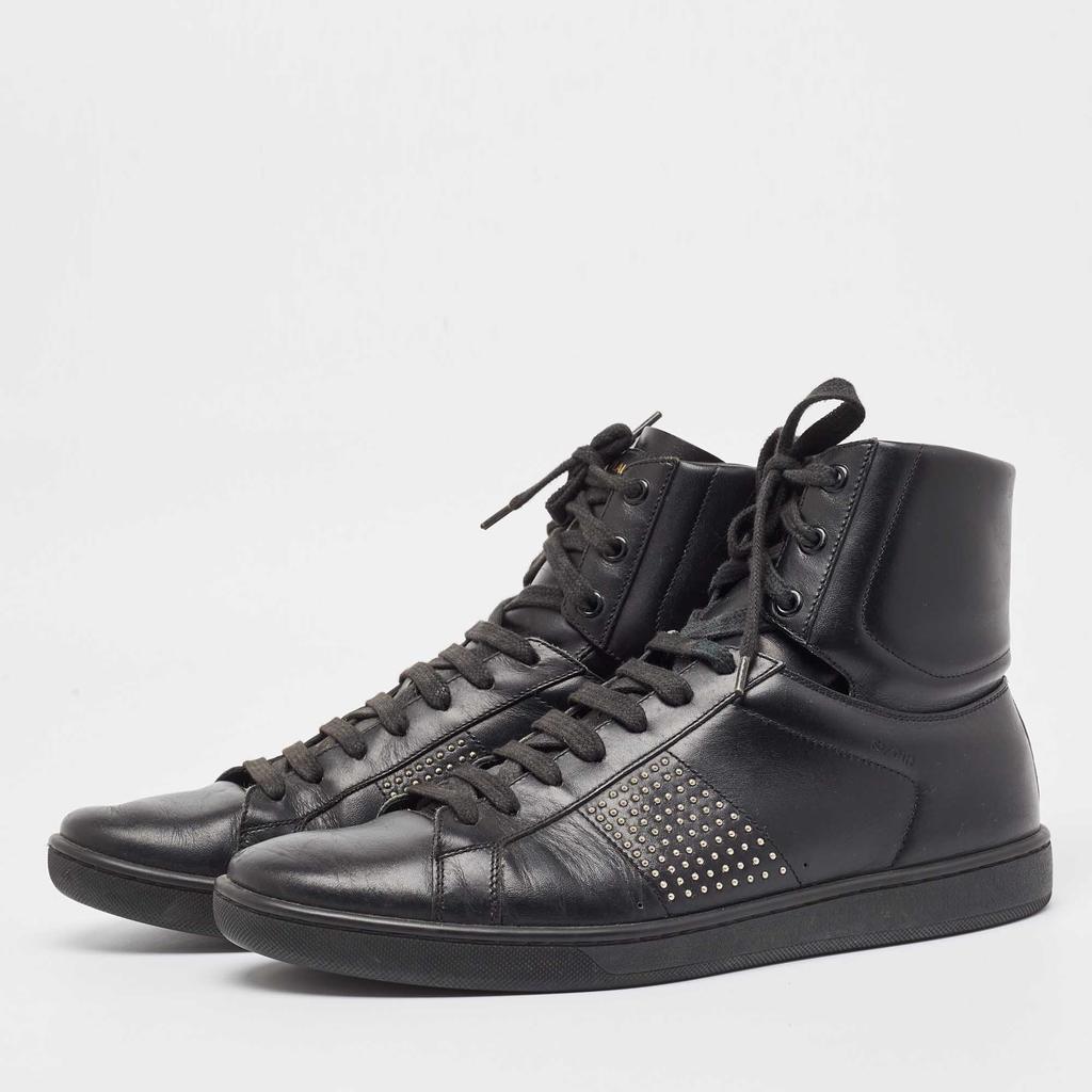 YVES SAINT LAURENT　42 YSL Yves Saint Laurent 669330 White/Black Venice lace-up