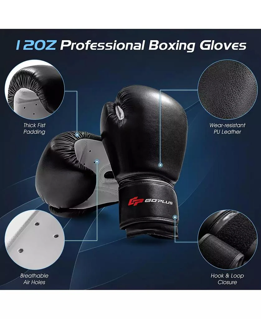 VEBREDA 70 Inch Freestanding Punching Boxing Bag with 12 Suction Cup Base 7