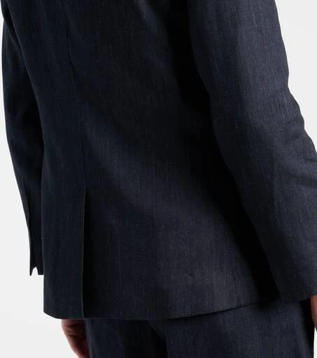 Max Mara Derna linen-blend twill blazer 5