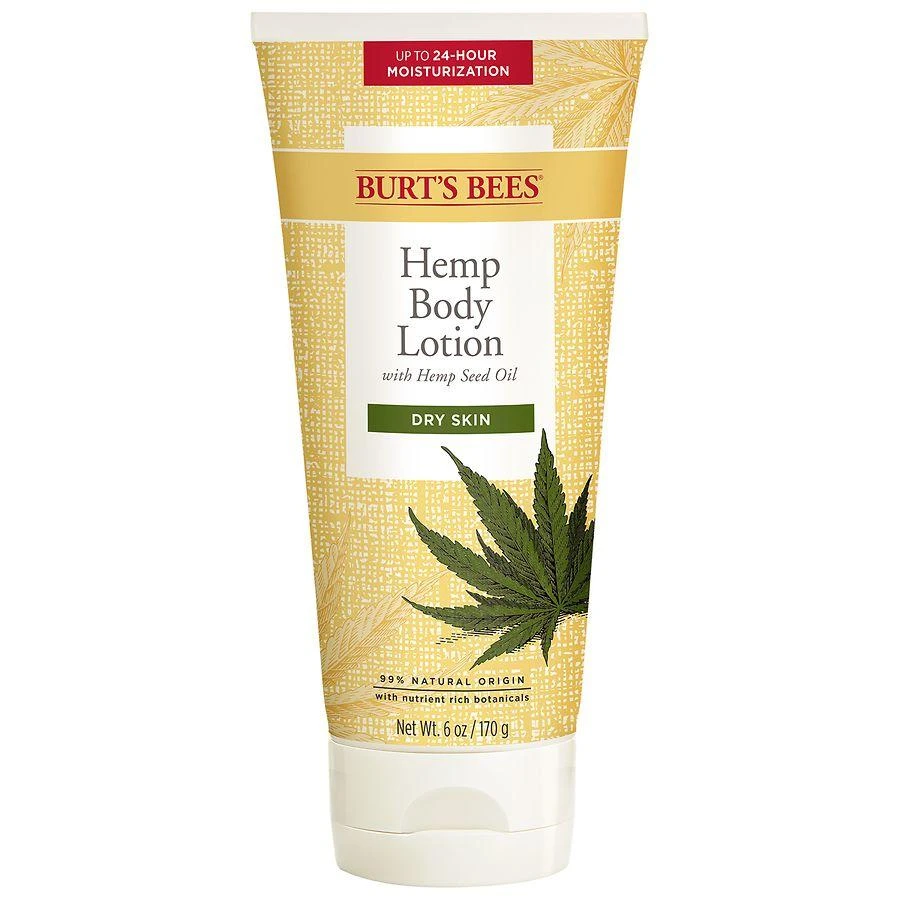 Burt's Bees Body Lotion for Dry Skin with Hemp Seed Oil 1