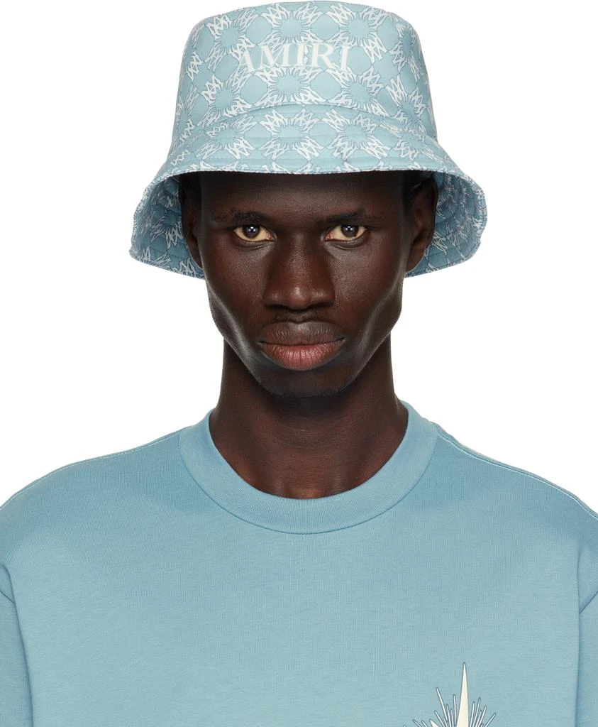 AMIRI Blue 'MA' Quad Bucket Hat 1