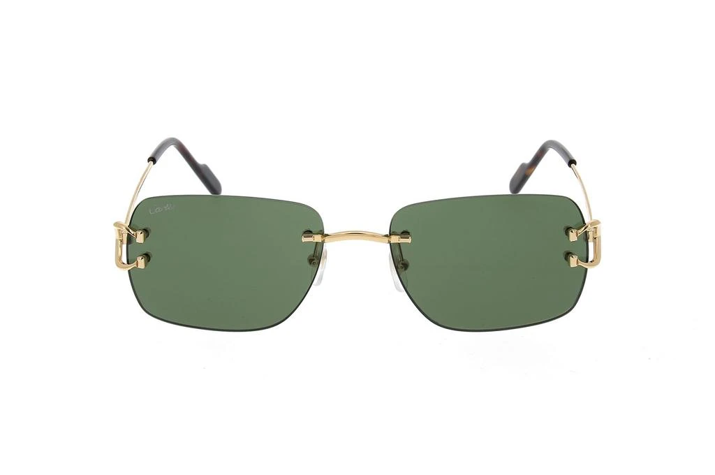 Cartier Cartier Rectangle Frame Sunglasses 1