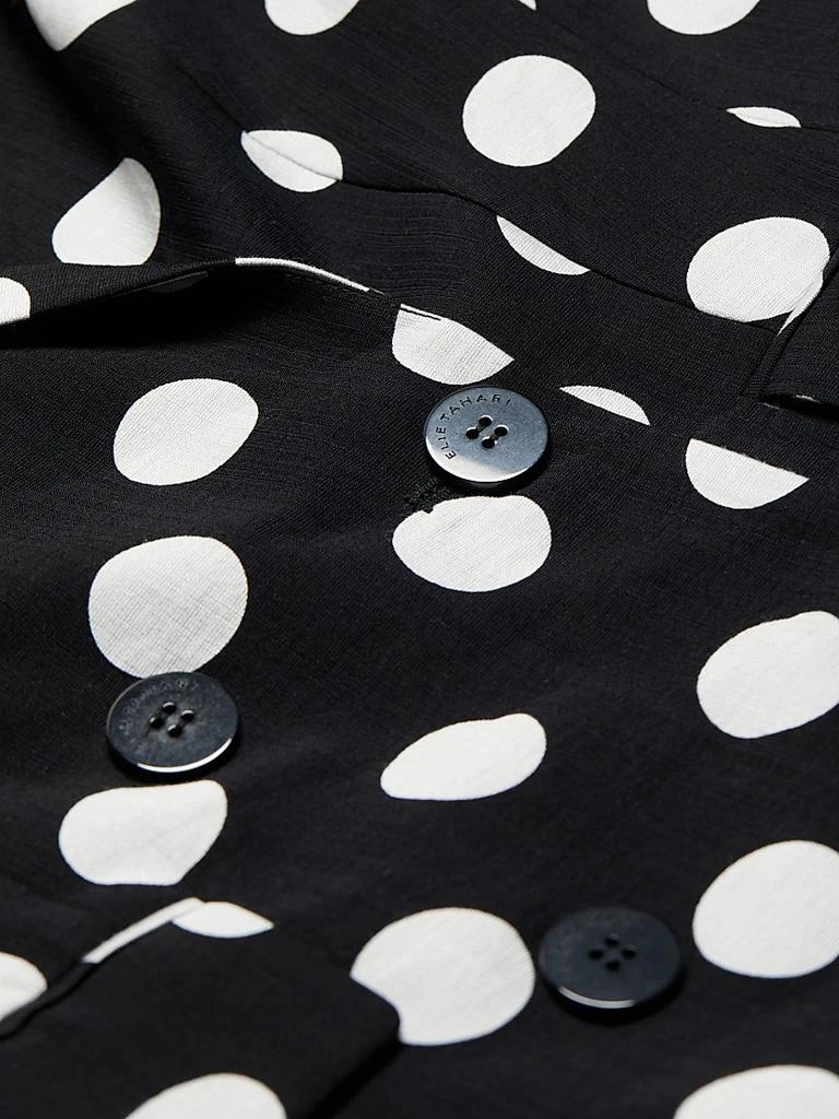 Tahari The Jace Polka Dot Double-Breasted Blazer 7
