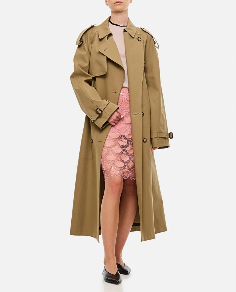 Stella McCartney Oversized Cotton Trench 1