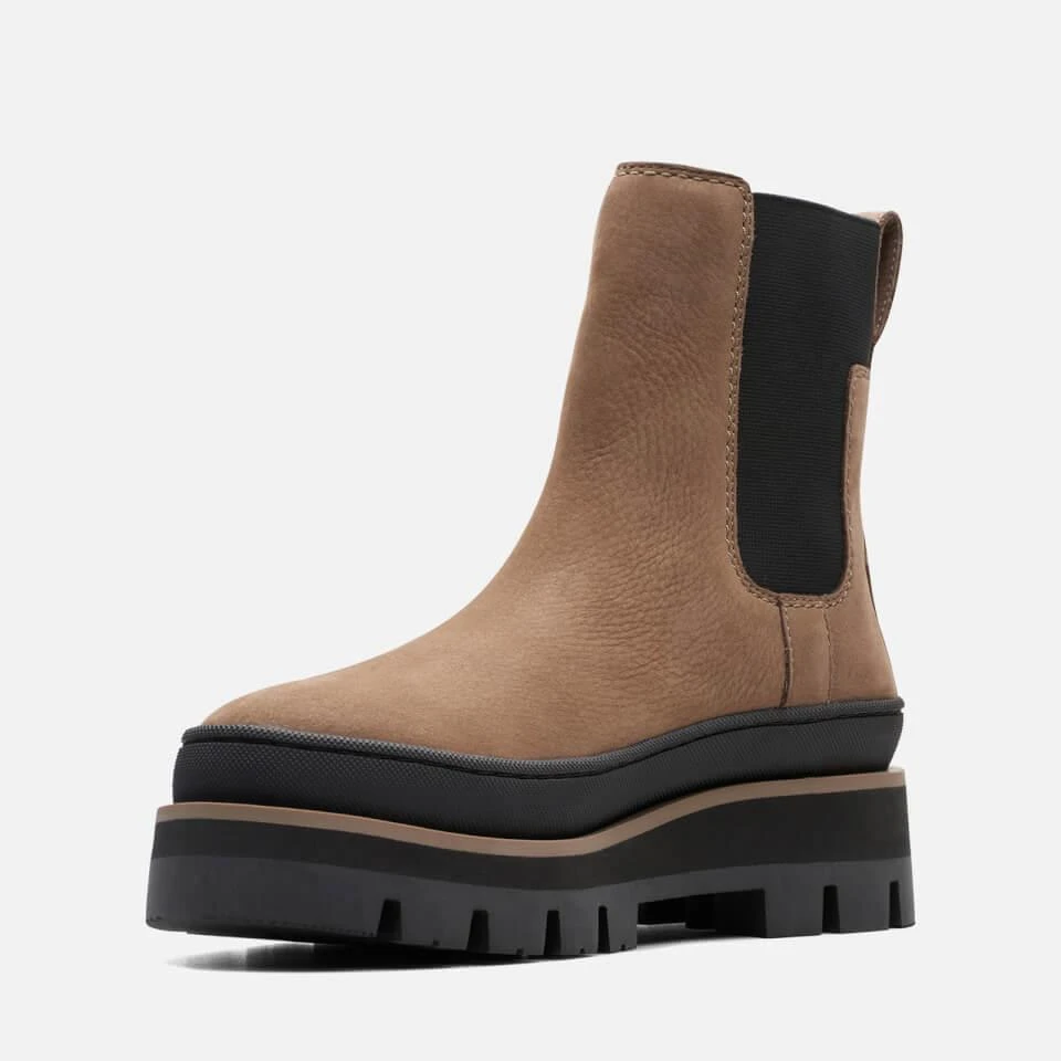 Clarks CLARKS ORIANNA2 TOP CHELSEA LEATHER BOOTS 3