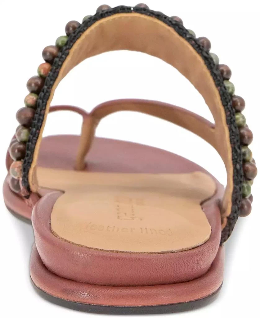 Gentle Souls Women's Lentini Beaded Flat Sandals 3