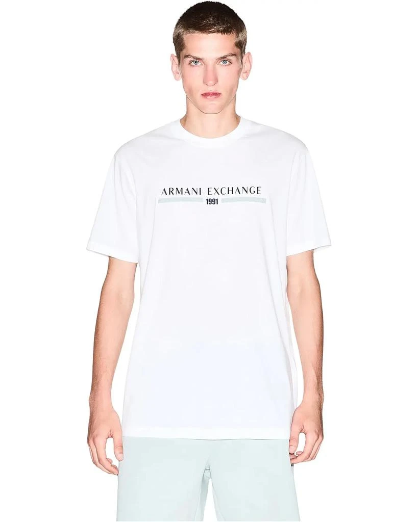 Armani Exchange Men's Armani Exchange 1991 Chest Logo T-shirt