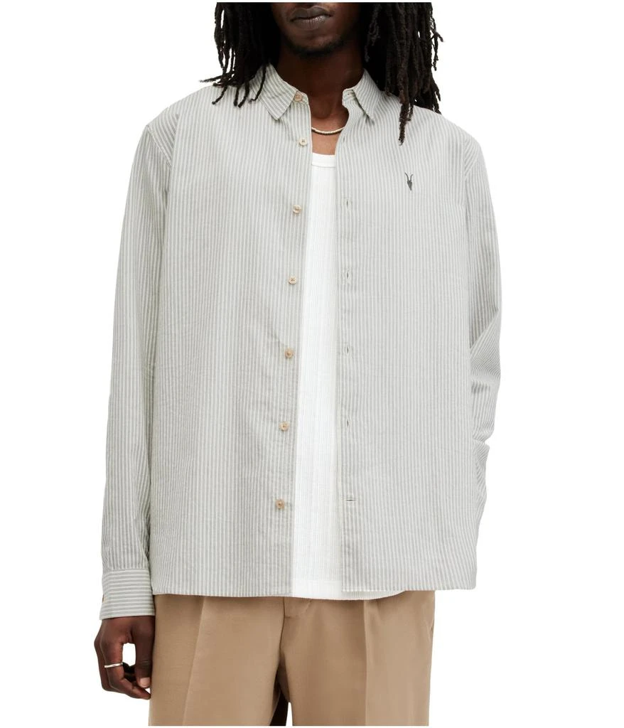 ALL SAINTS Villard Long Sleeve Shirt 1