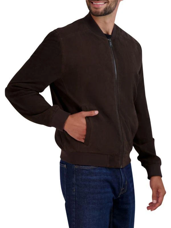 Cole Haan Suede Bomber Jacket 3