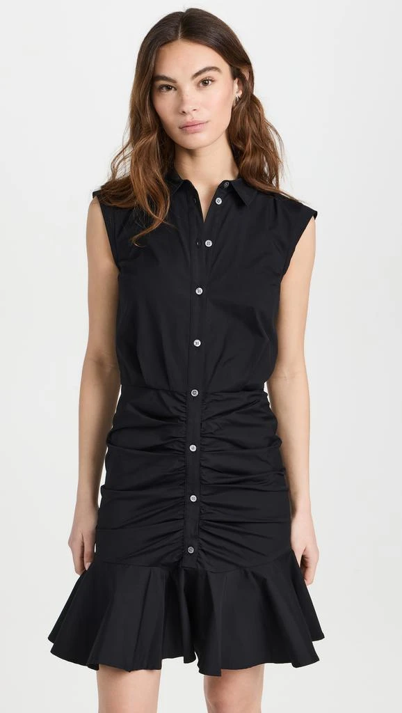 VERONICA BEARD Ruched Shirtdress 1