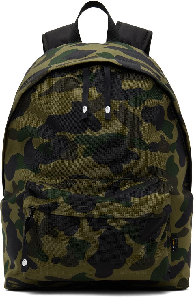 BAPE Khaki 1st Camo Cordura Day Backpack