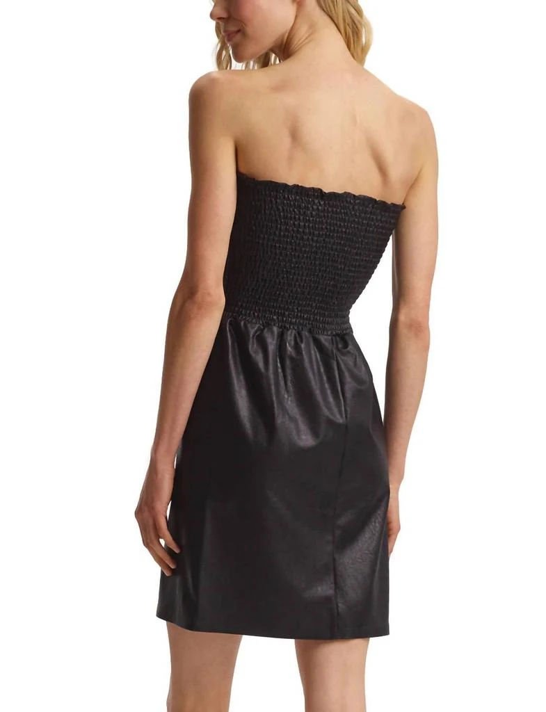 Commando Commando - Faux Leather Smocked Dress 2