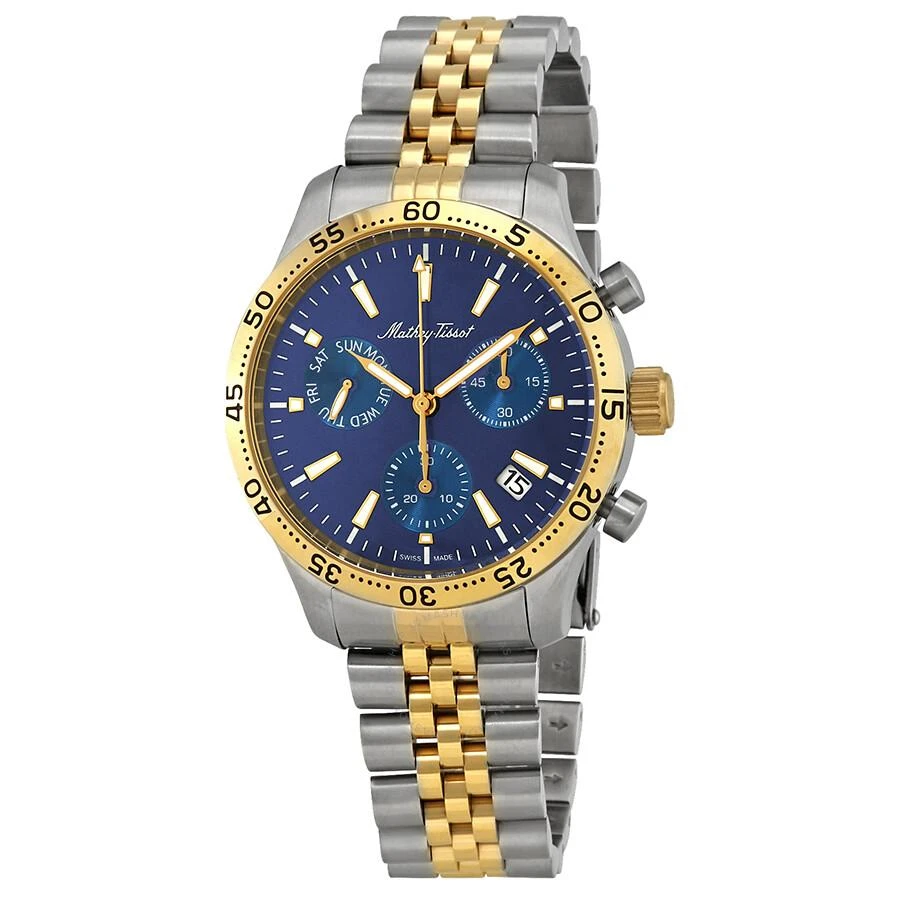 Mathey-Tissot Type 22 Chronograph Blue Dial Men's Watch H1822CHBU 1