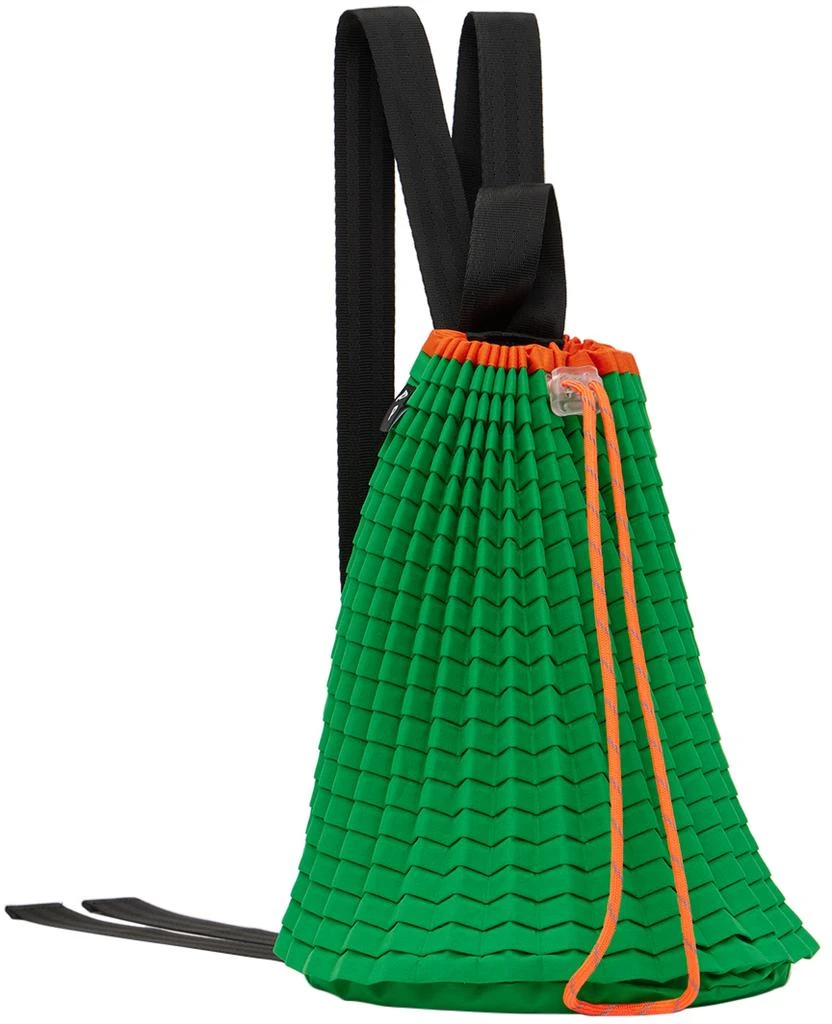 Petit Pli SSENSE Exclusive Kids Green Orbit Mini Backpack 2