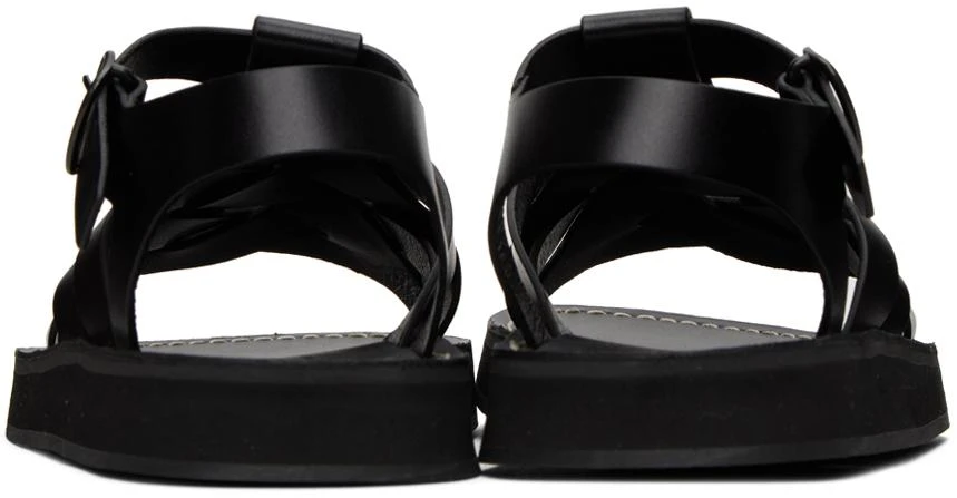 HEREU Black Beltra Sandals 2