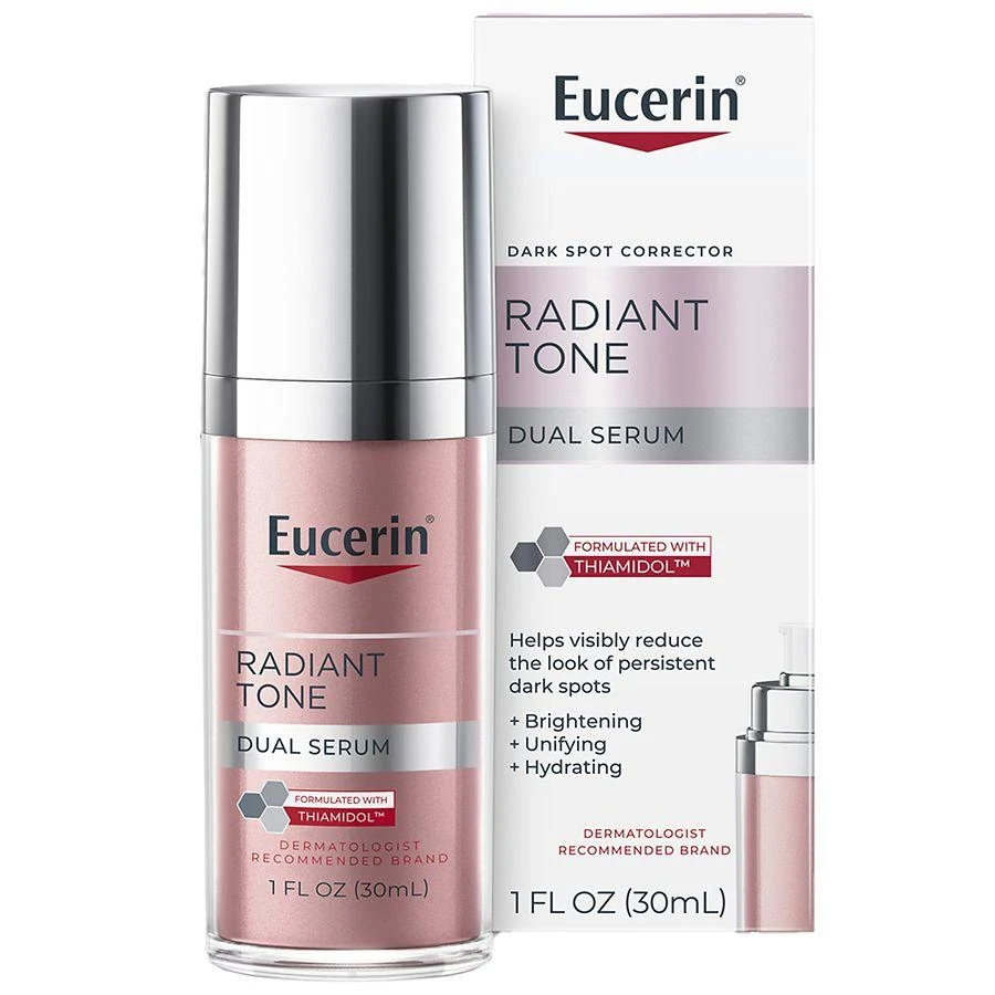 Eucerin Radiant Tone Dual Serum, Dark Spot Corrector with Thiamidol and Hyaluronic Acid