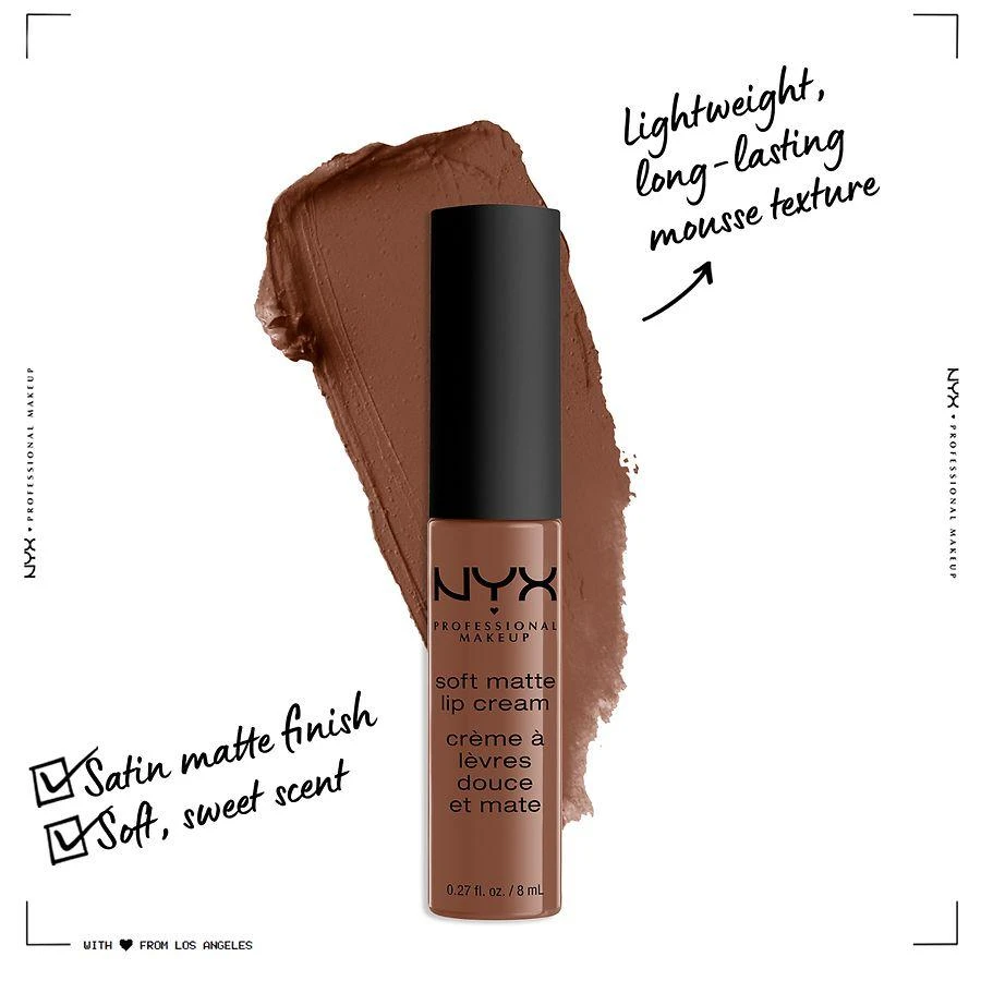 NYX Professional Makeup Soft Matte Lip Cream Lightweight Liquid Lipstick 3