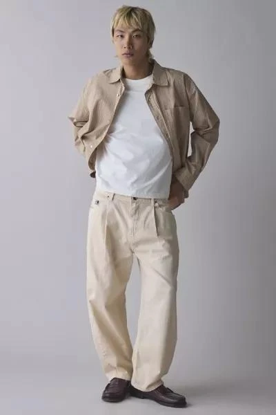 BDG BDG Twill 5-Pocket Pleated Dad Chino 3