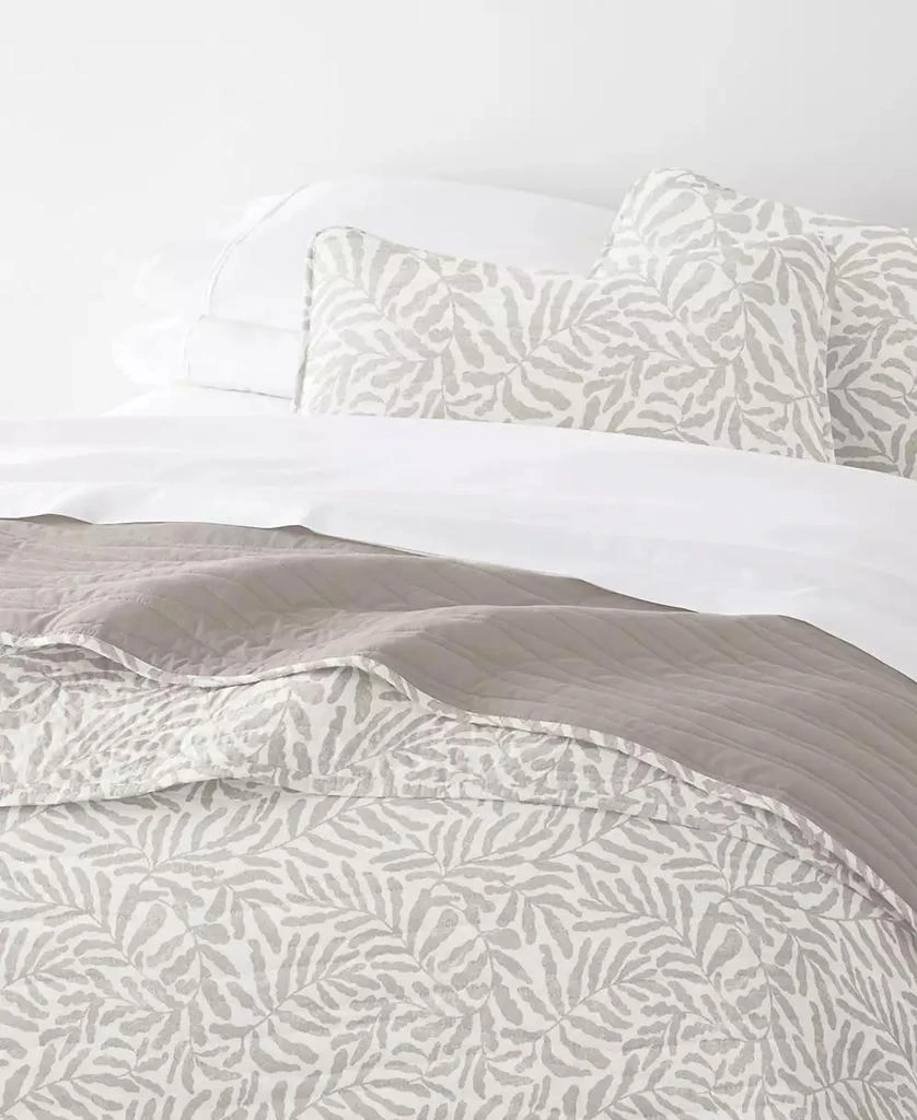 IENJOY HOME Tossed Ferns Reversible 2-Pc. Quilt Set 5