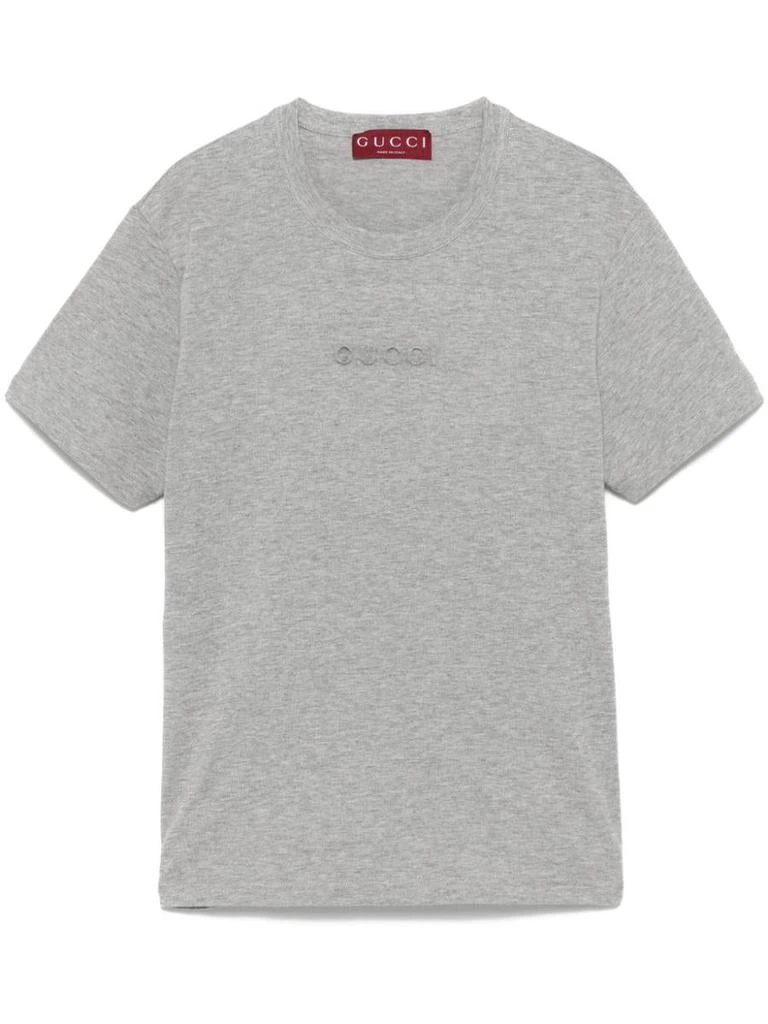 Gucci Gucci Logo Cotton T-Shirt 1