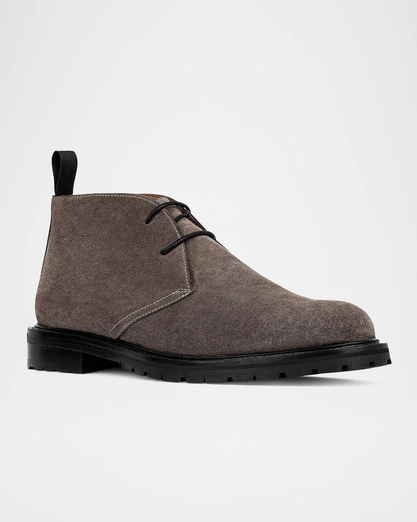 Donald Pliner Men's Suede Lug-Sole Chukka Boots 2