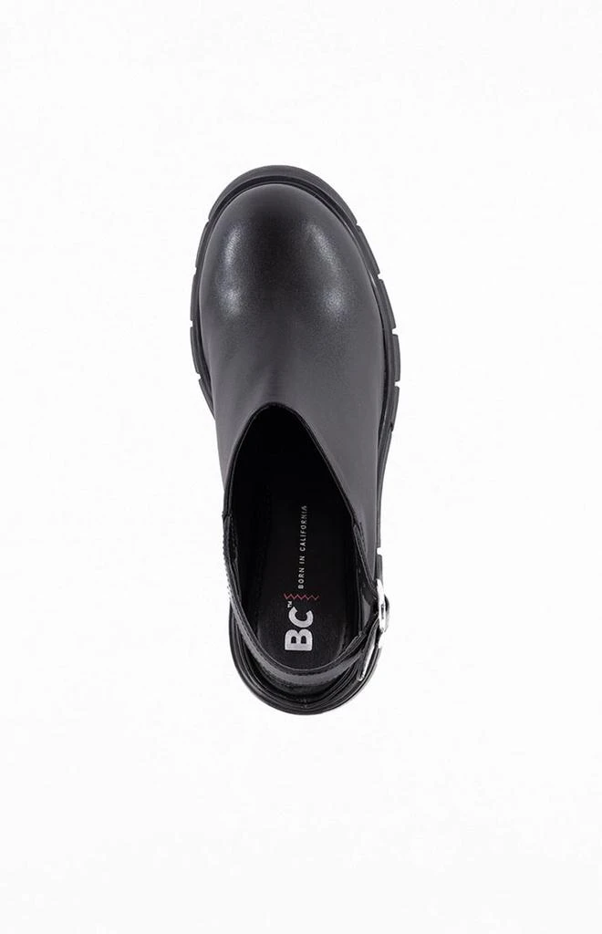 BC Footwear Women's Soft Grunge Platform Clogs 3