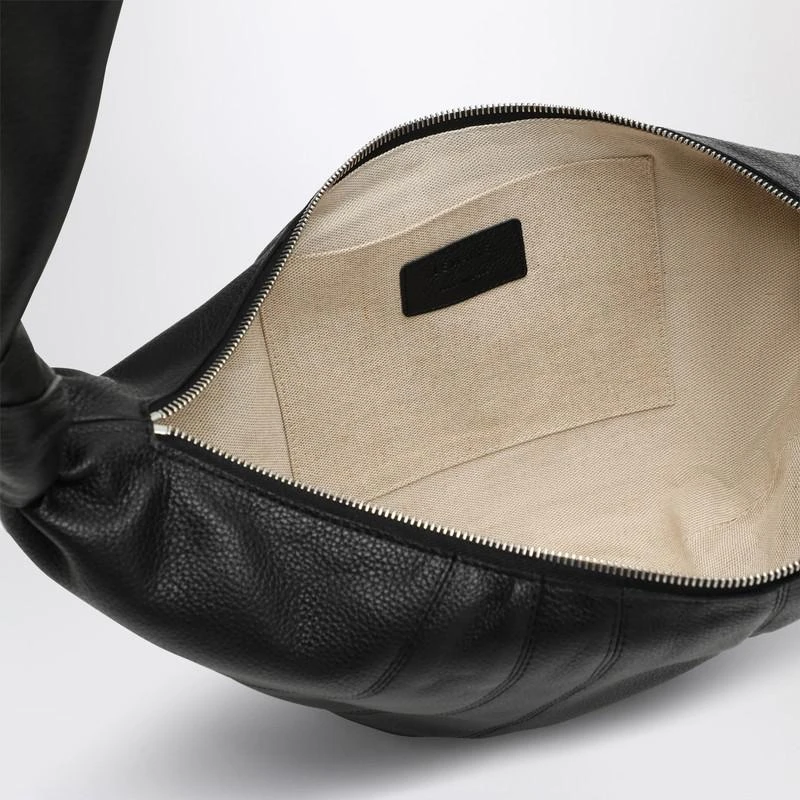 Lemaire Medium Croissant bag in black leather 5