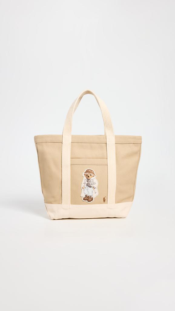 Ralph Lauren Polo Bear Canvas Small Tote