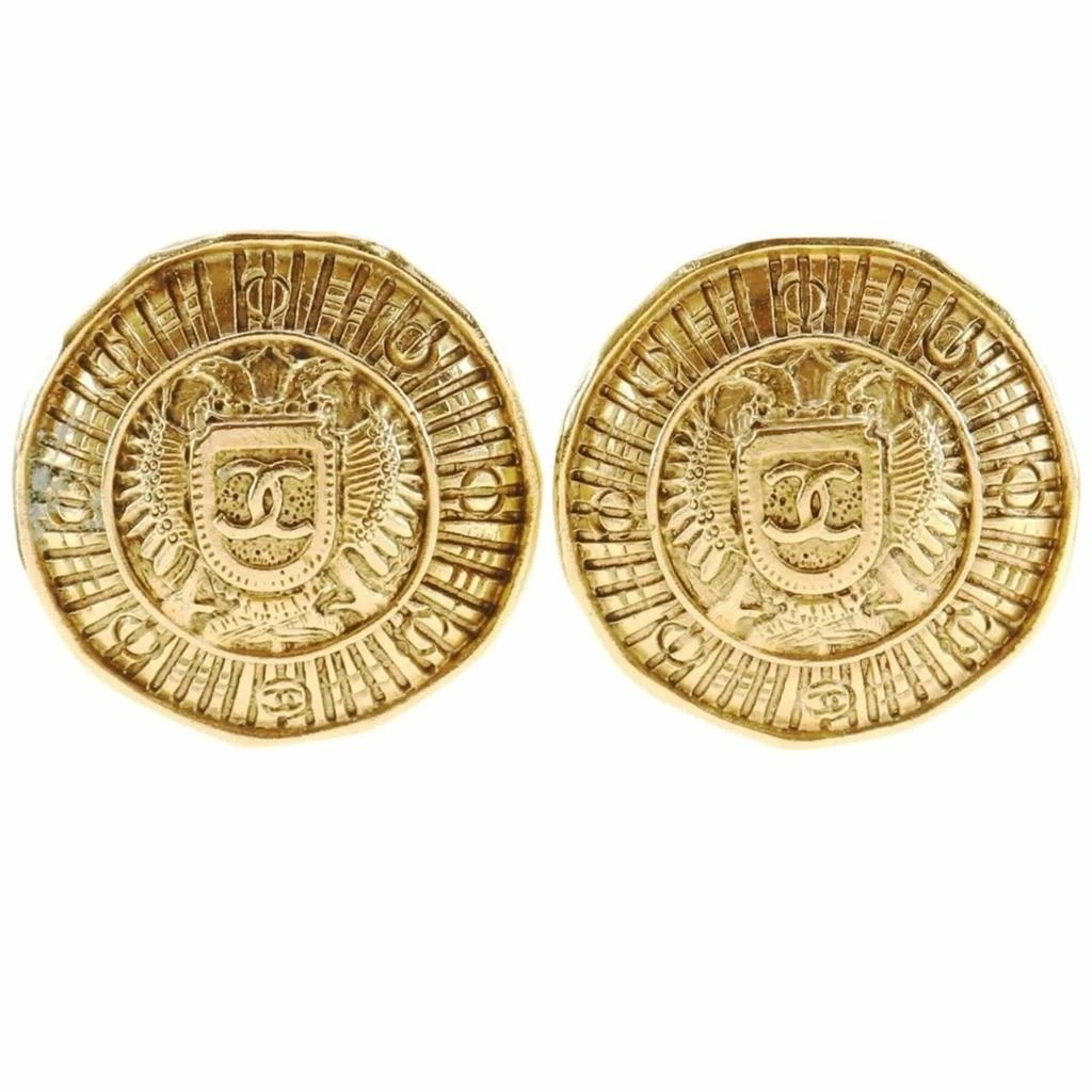 Chanel Plating Clip Earrings (Pre-Owned)