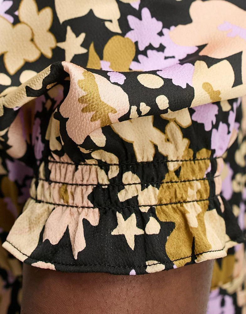 knee length dresses for ladies Mira Midi Dress - Bold Floral Print & Modern Shape main image 0