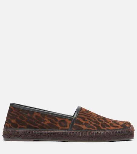 Tom Ford Leopard-print suede espadrilles 4