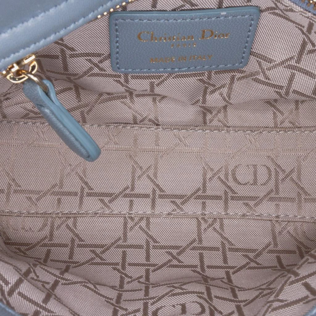 Dior Dior Blue Mini Lambskin Cannage Lady Dior 6