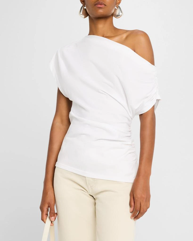 A.L.C. Alice Draped One-Shoulder Tee 4