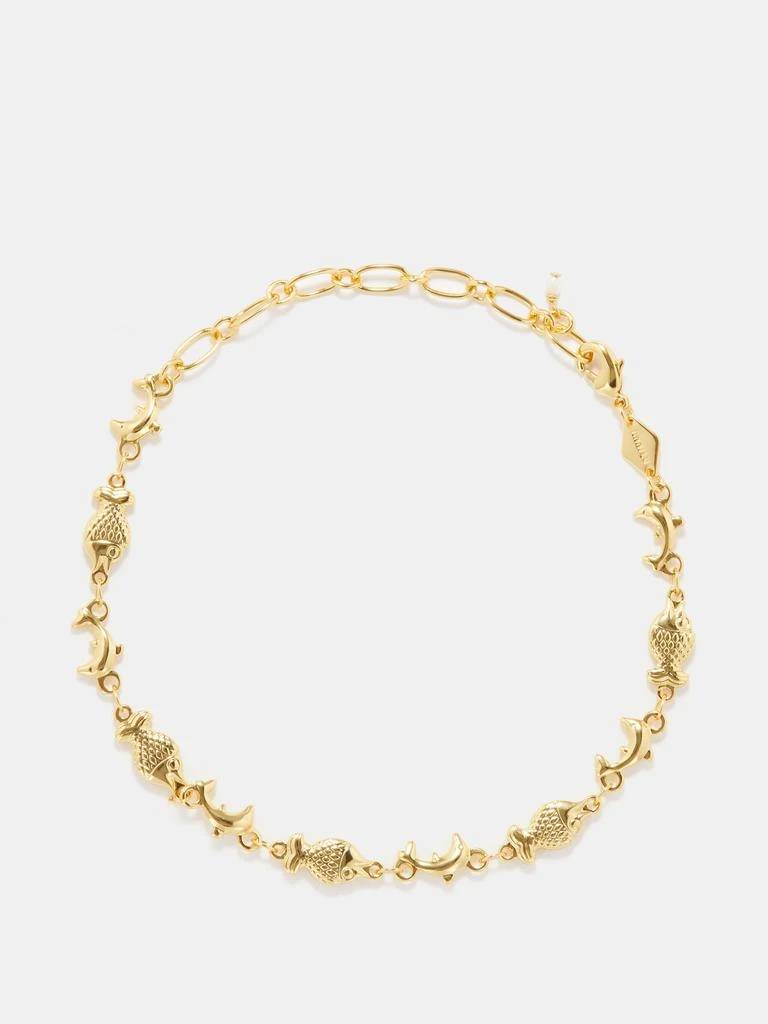 Anni Lu Summerstuff 18kt gold-plated anklet 1