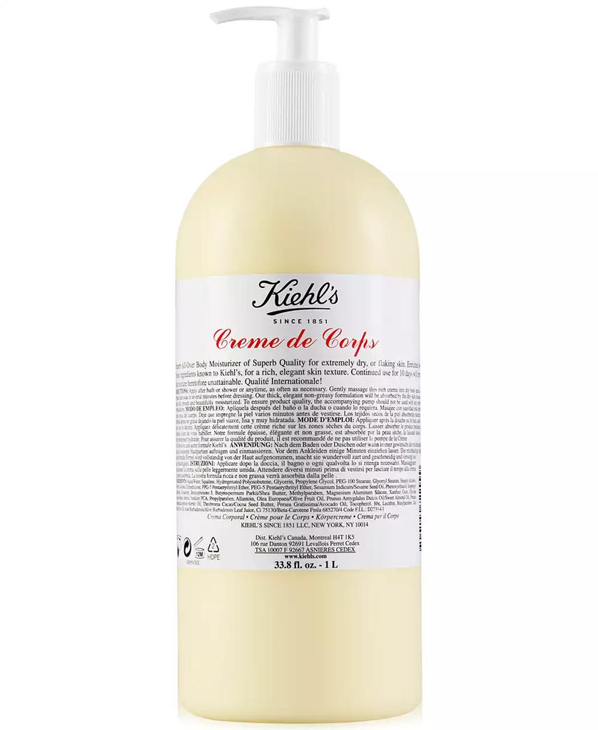 Kiehl's Creme de Corps Body Lotion with Cocoa Butter, 16.9 oz.