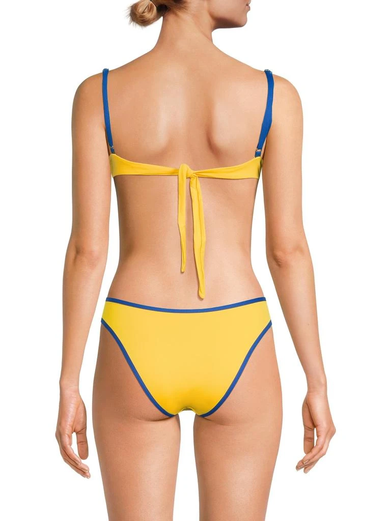 WeWoreWhat Contrast Trim Bikini Top 2