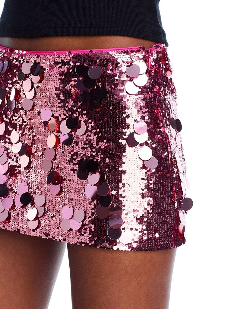 Danielle Guizio Paillette Mini Skirt 3
