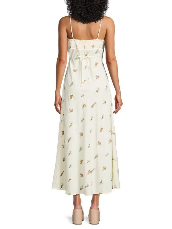 WeWoreWhat Floral Midi Strappy Dress 2