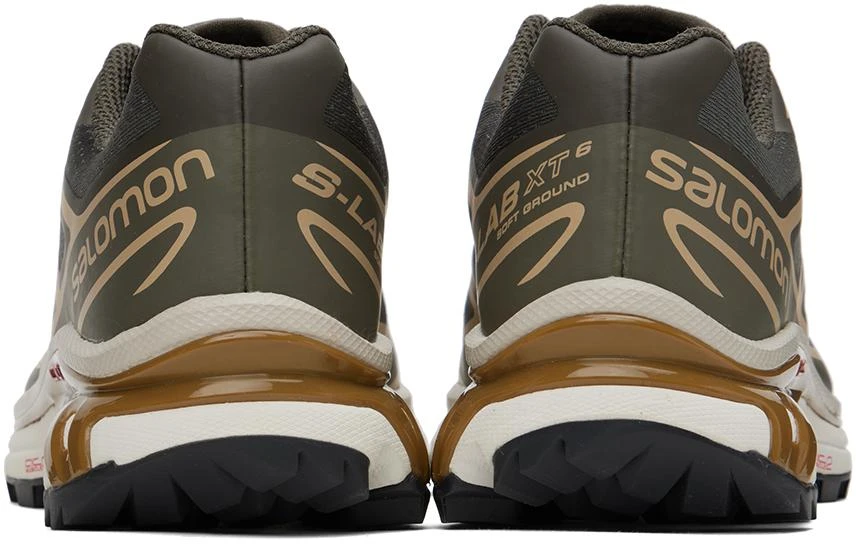 Salomon Khaki XT-6 Sneakers 2