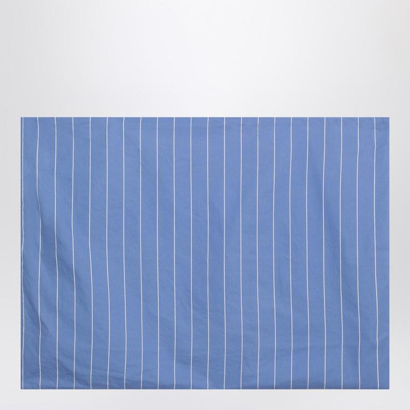 Tekla Blue sea fabric with striped pattern