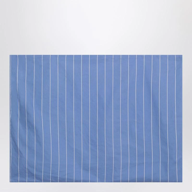 Tekla Blue sea fabric with striped pattern 1