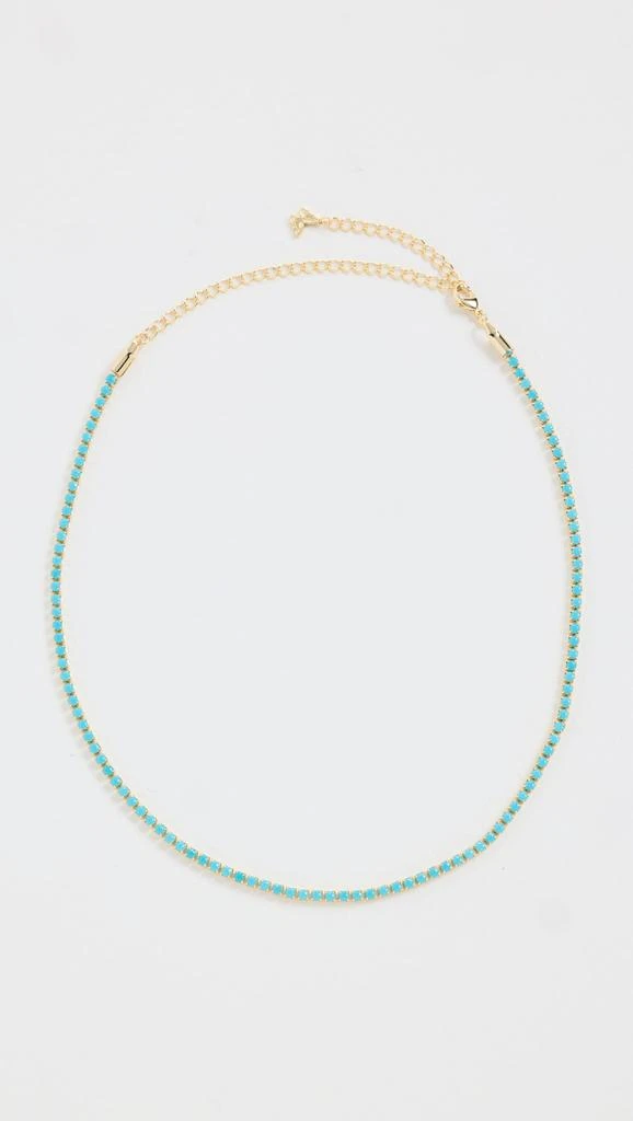 By Adina Eden Colored CZ All Around Tennis Choker 1